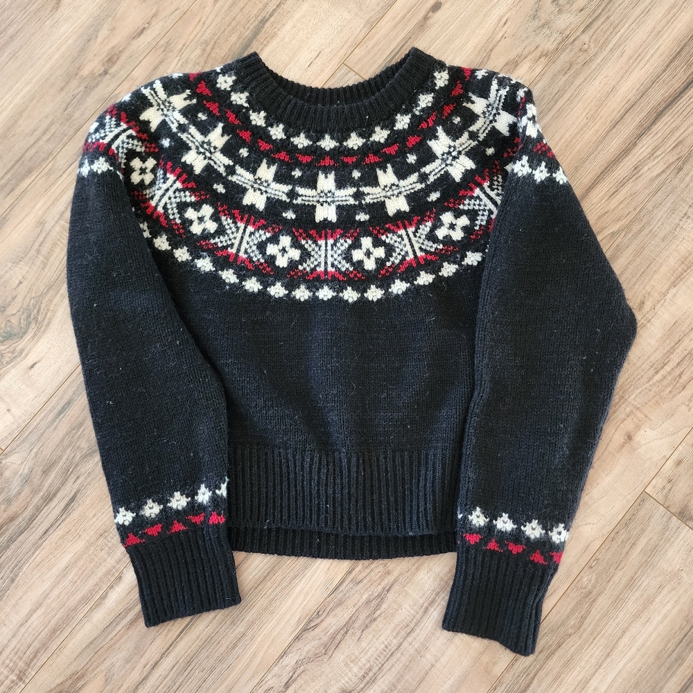 Polo Ralph Lauren Wool And Alpaca Fairisle Sweater Size Large